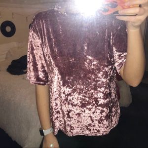 Pink Velvet Tee